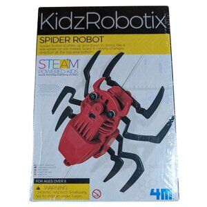 4M KidzRobotix Spider Robot STEAM Powered Kids Educational Kit Toy Brand New